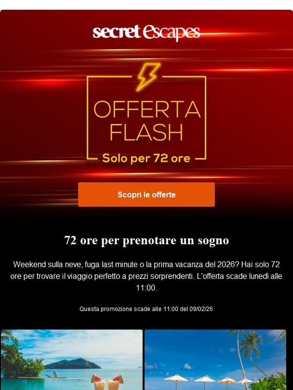 Offerta Flash I Sconti fino al 63%