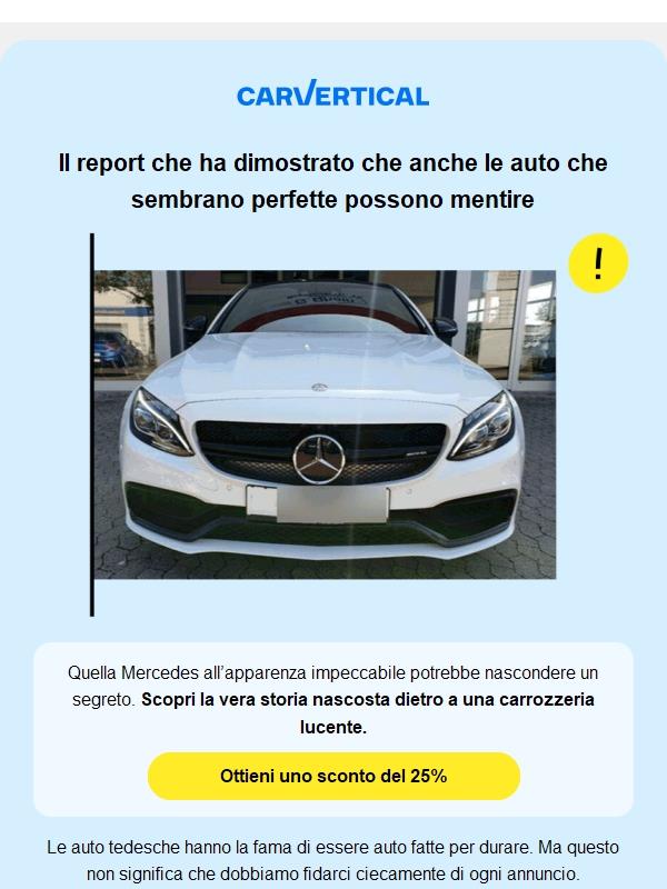 La vernice è impeccabile, ma non il suo passato