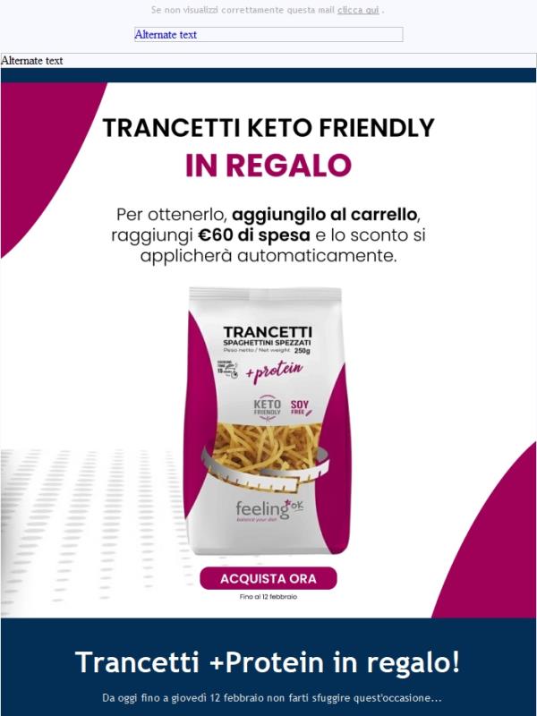 🔥Trancetti Keto Friendly in regalo! 🤩