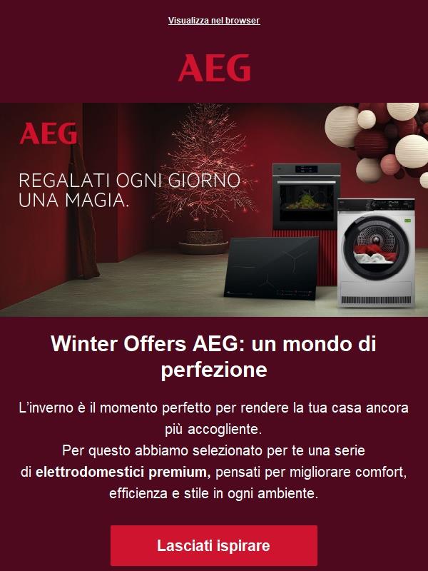 Winter Offers: il calore dei saldi invernali AEG