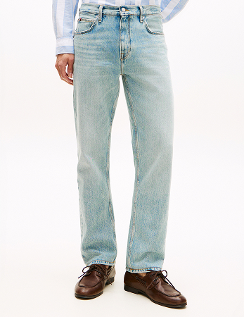 Jeans Dover regular fit dritti con baffature