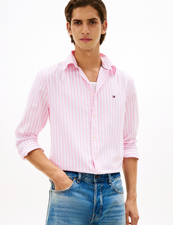 Camicia TH Flex regular fit a righe verticali