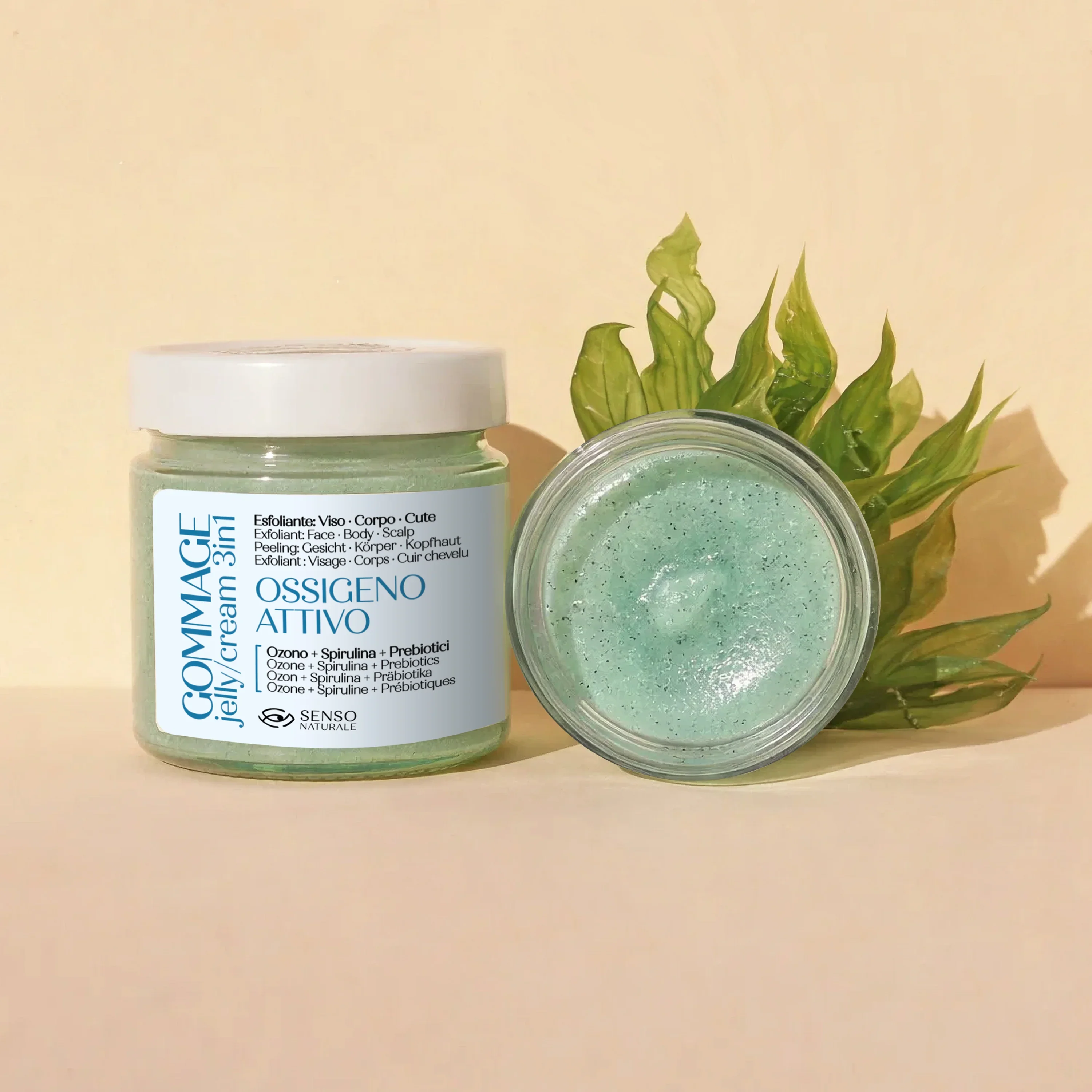 Image of Gommage Jelly Cream OSSIGENO ATTIVO - 3 in 1 Viso e Corpo