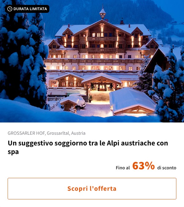 Un suggestivo soggiorno tra le Alpi austriache con spa