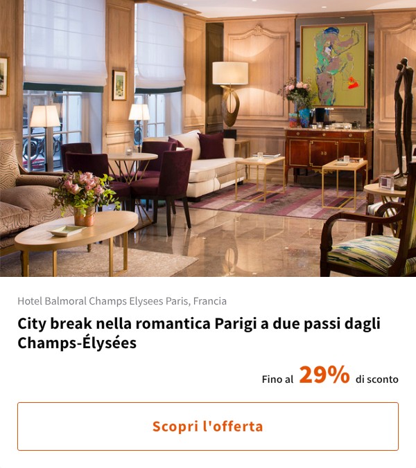 City break nella romantica Parigi a due passi dagli Champs-Élysées