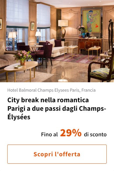 City break nella romantica Parigi a due passi dagli Champs-Élysées