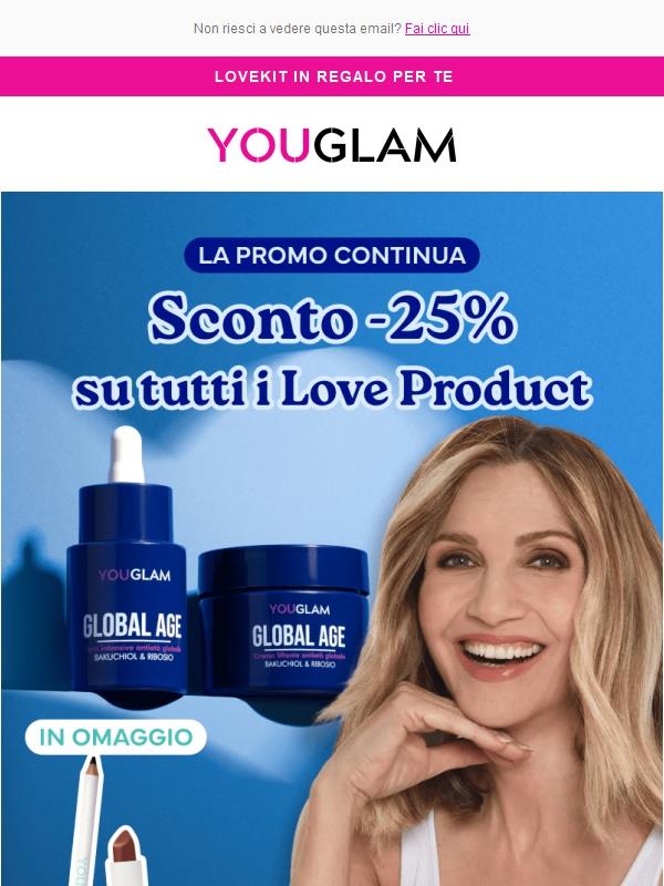 Tutti i prodotti più amati al -25%