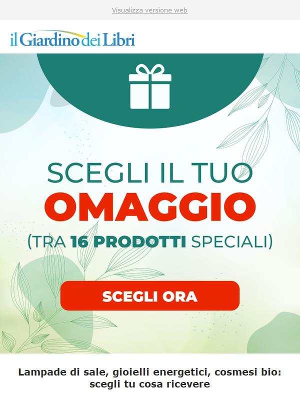 ★ Scegli il tuo OMAGGIO: Lampada di sale, Gioielli o Cosmesi Bio? ★