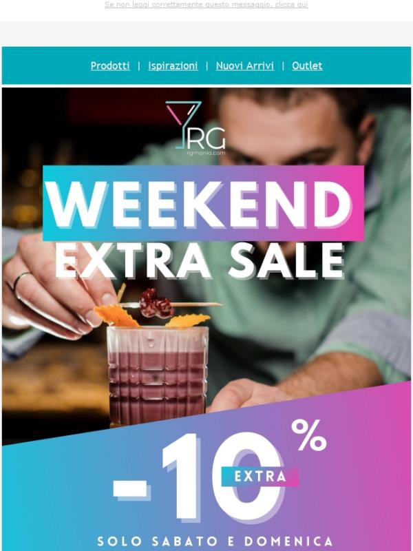 Attrezzature professionali? Questo weekend costano meno