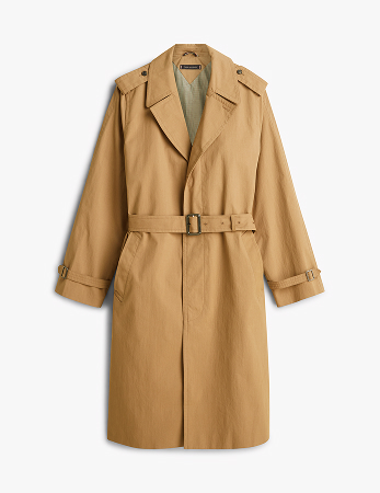 Trench relaxed fit smart casual