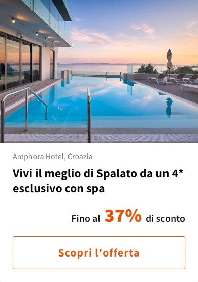 Vivi il meglio di Spalato da un 4* esclusivo con spa