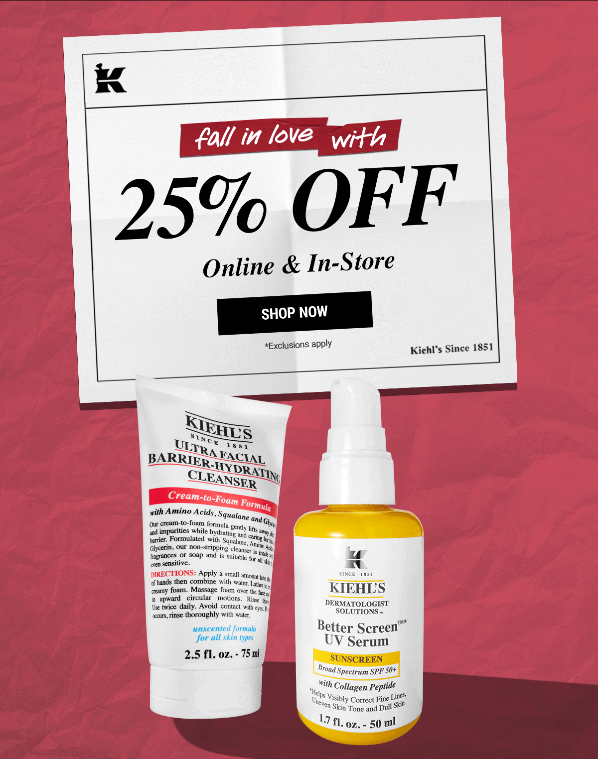 fall in love with 25% OFF