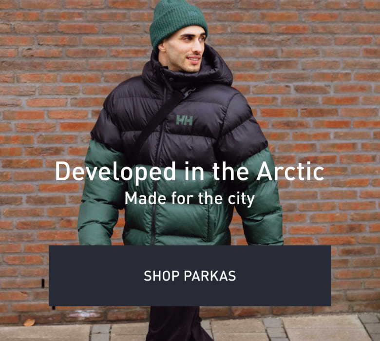 Developed in the Arctic, made for the city. SHOP PARKAS