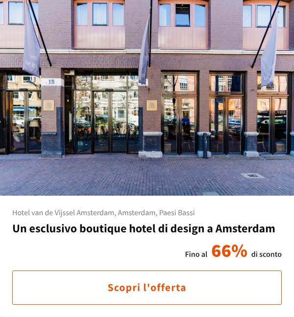 Un esclusivo boutique hotel di design a Amsterdam