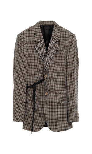 Wrapped tailored jacket