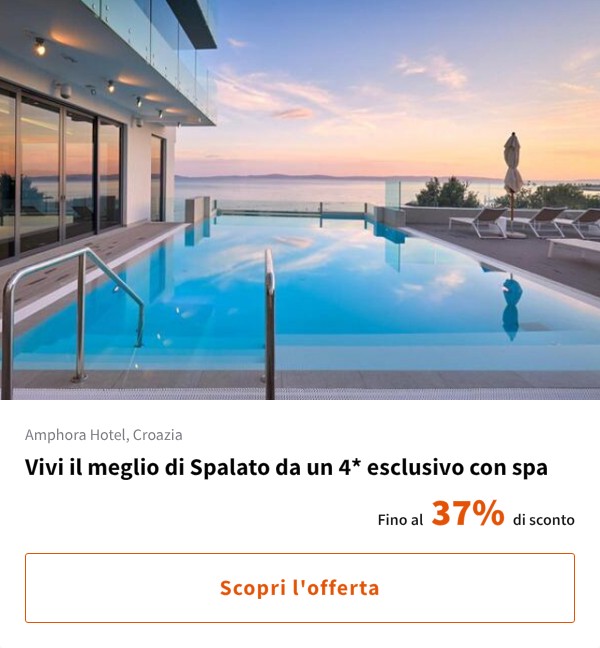 Vivi il meglio di Spalato da un 4* esclusivo con spa