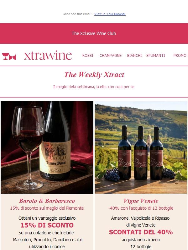 ULTIME 24 ORE | Sconto del 15% su Barolo e Barbaresco