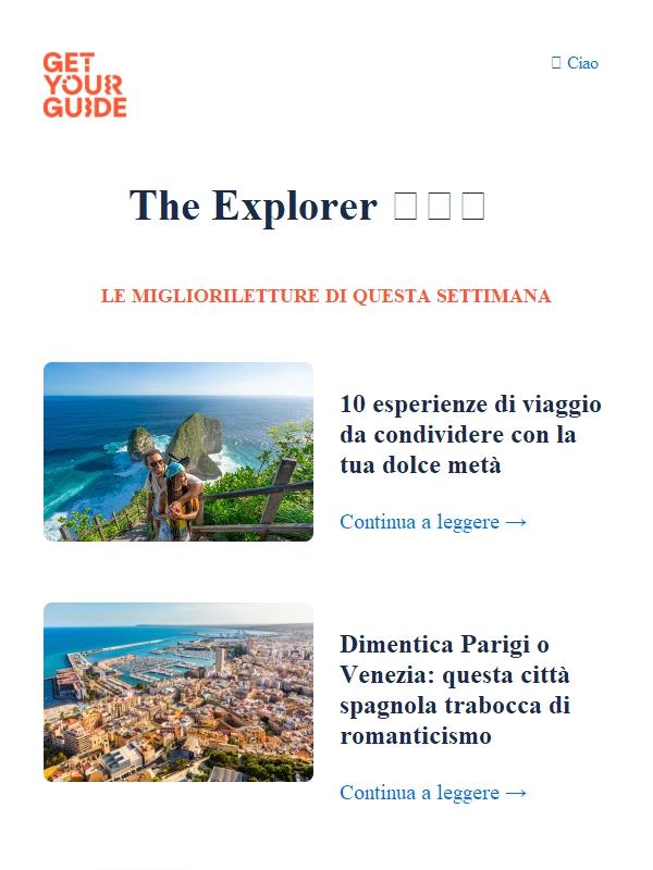 👩‍❤️‍👨 Non solo fiori: viaggi da condividere