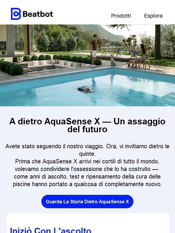 Dietro AquaSense X: come abbiamo ridefinito il "Standard"