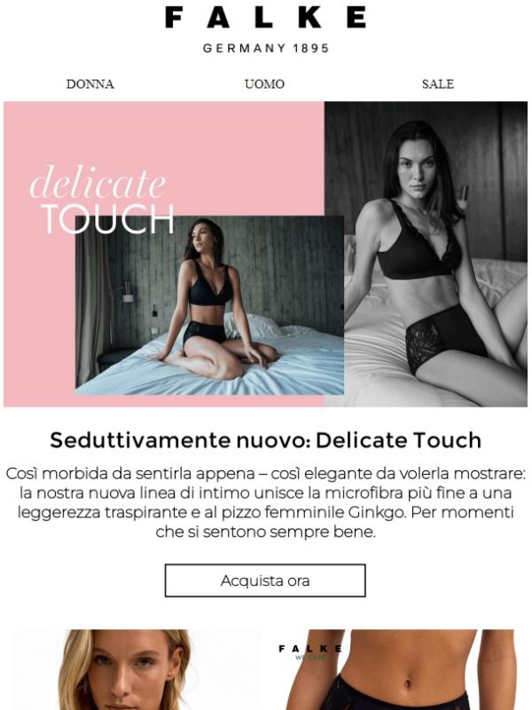 Seducente novità: lingerie Delicate Touch