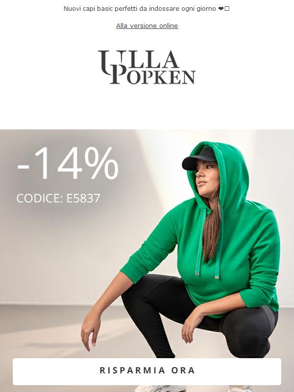 Sconto del 14% con il codice E5837💝