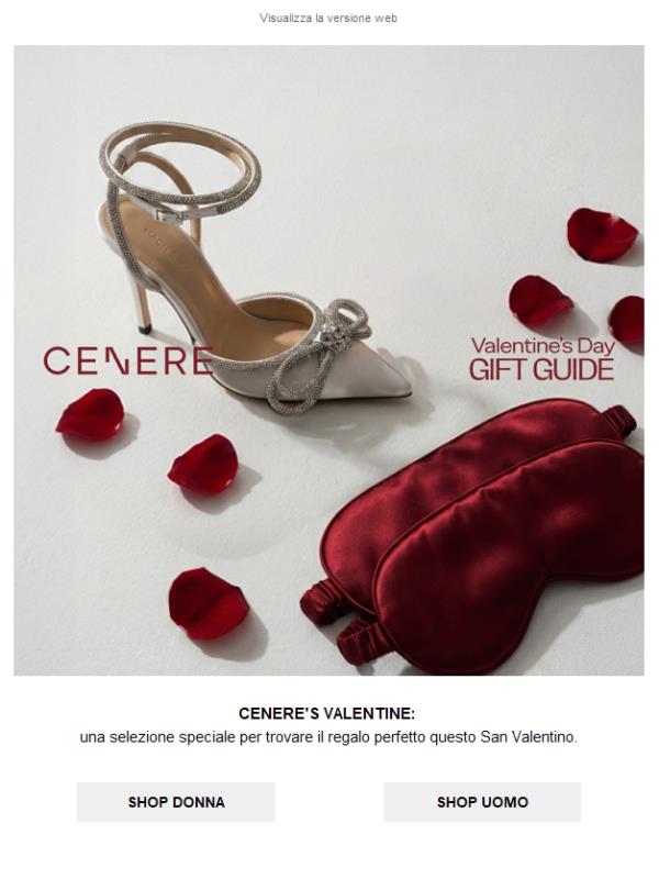Cenere's Valentine: scopri la nostra selezione per San Valentino