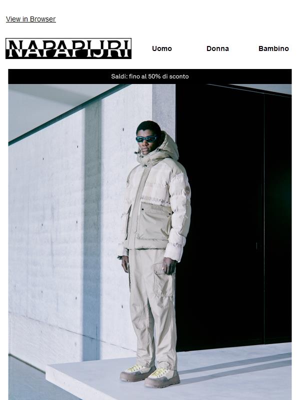 Collezione Giacche AI25 fino al 50%