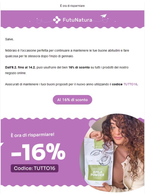 È arrivato il -16% su tutto✨