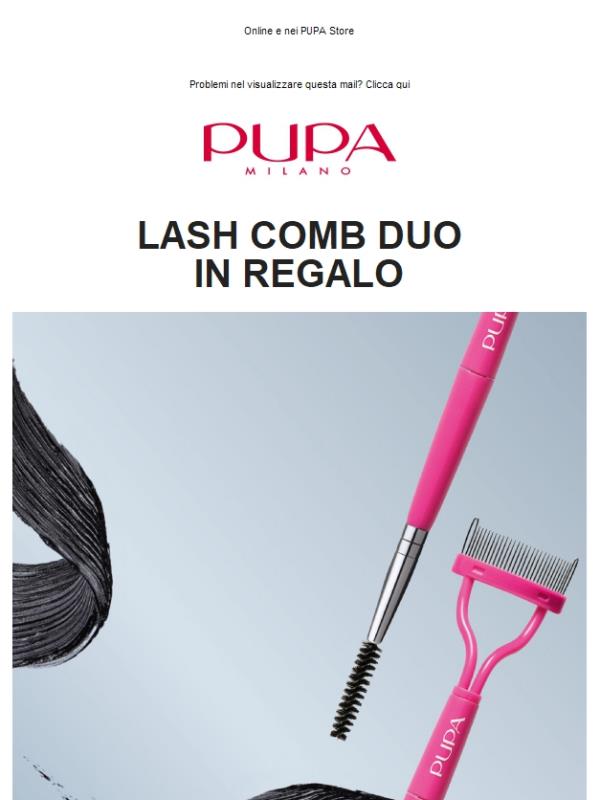 Lash Comb Duo in regalo acquistando 1 Mascara ❤️