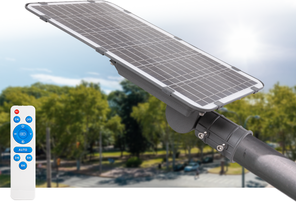 Illuminazione stradale a LED solare