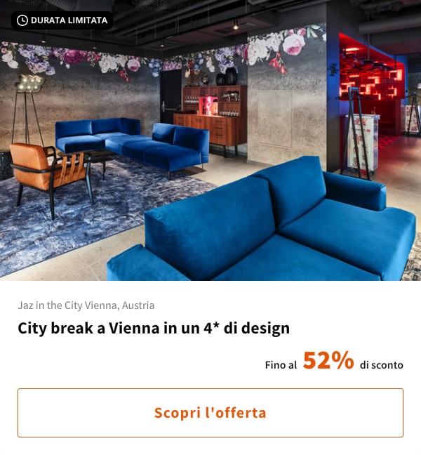 City break a Vienna in un 4* di design