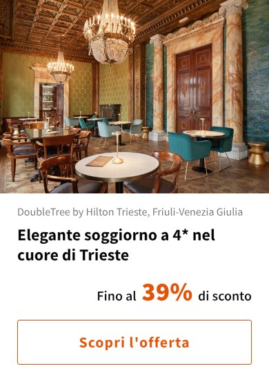 Elegante soggiorno a 4* nel cuore di Trieste