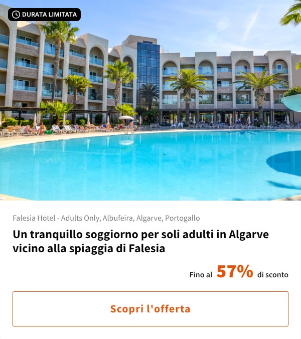 Un tranquillo soggiorno per soli adulti in Algarve vicino alla spiaggia di Falesia