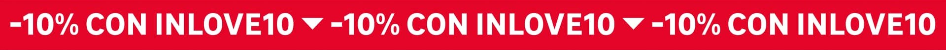 codice sconto -10% INLOVE10