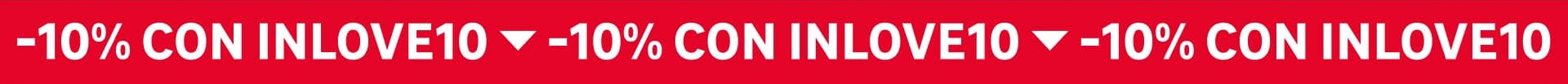 codice sconto -10% INLOVE10
