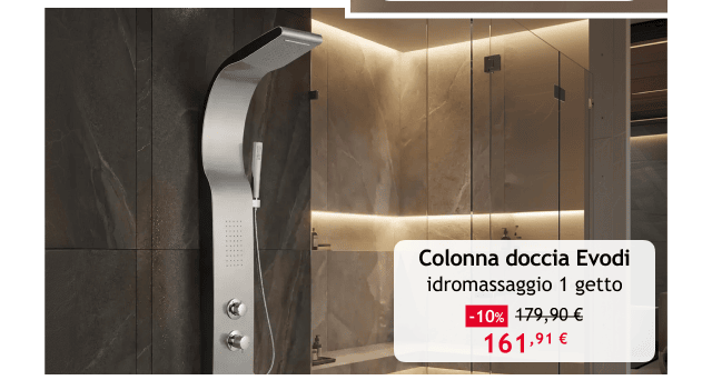 scopri il prodotto colonna doccia evodi