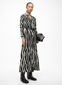 Vila Vestiti lunghi Visusie L/S Ankle Shirt Dress donne nero