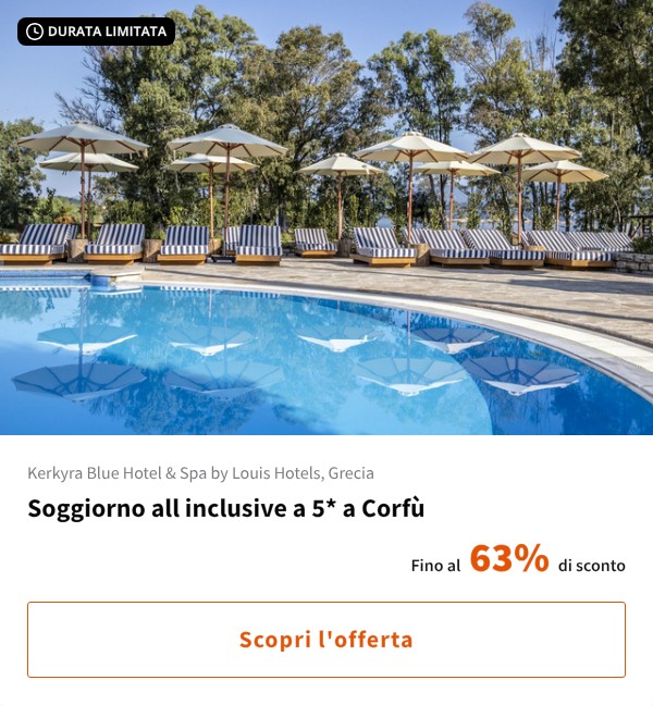 Soggiorno all inclusive a 5* a Corfù