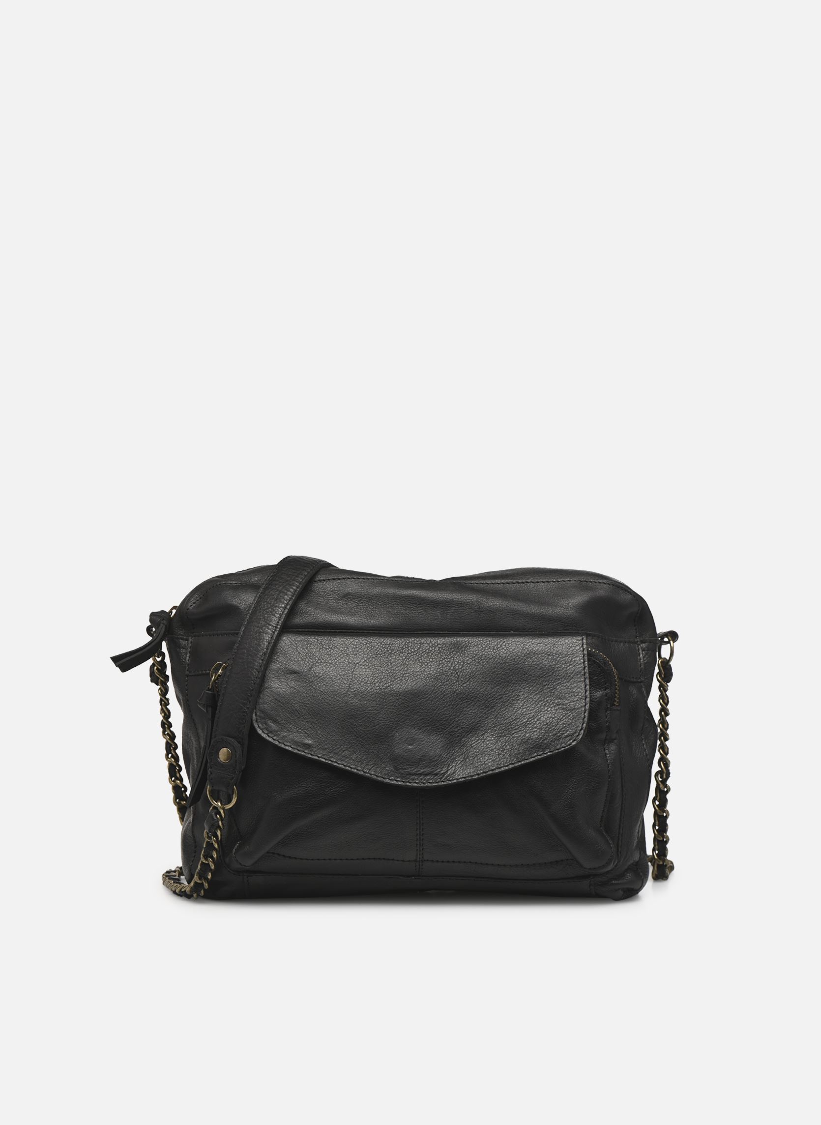 Pieces Borsa a tracolla Naina Leather Xl Cross Over Fc donna nero