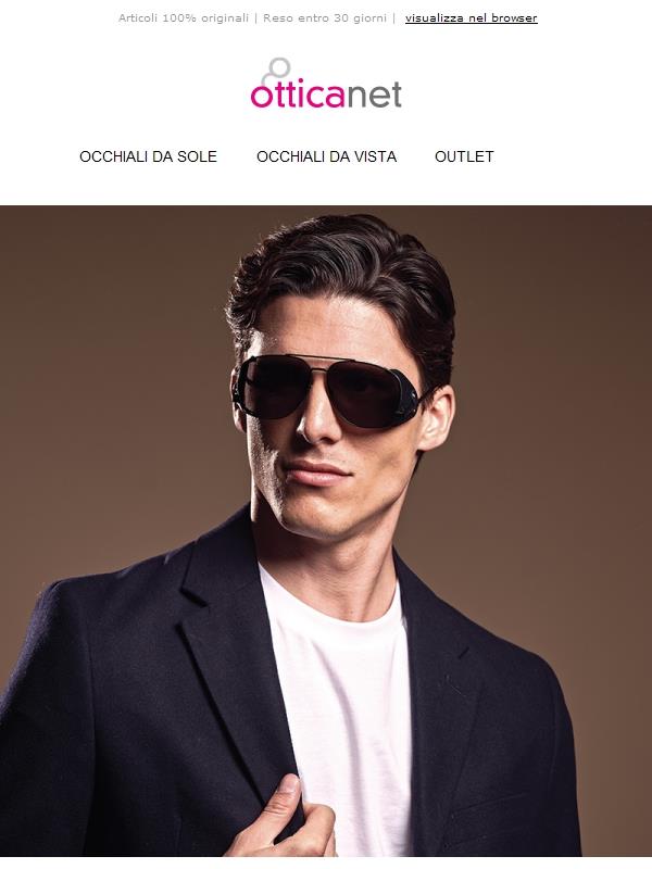 Il regalo che non passa inosservato 🎁 Fino al -70% sugli occhiali Uomo!