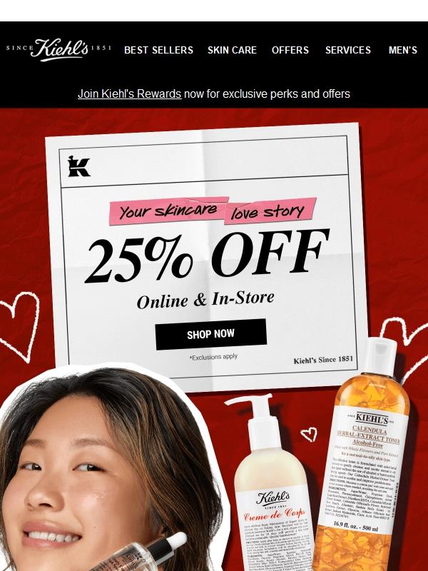 Treat Your Skin to 25% Off ✨