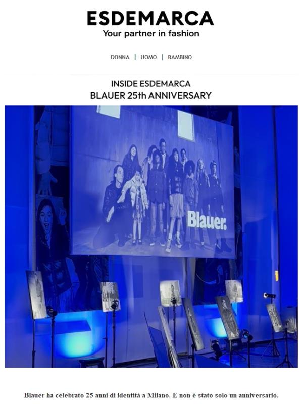 Inside Esdemarca: Blauer 25° anniversario a Milano