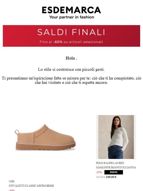 , prodotti consigliati per te