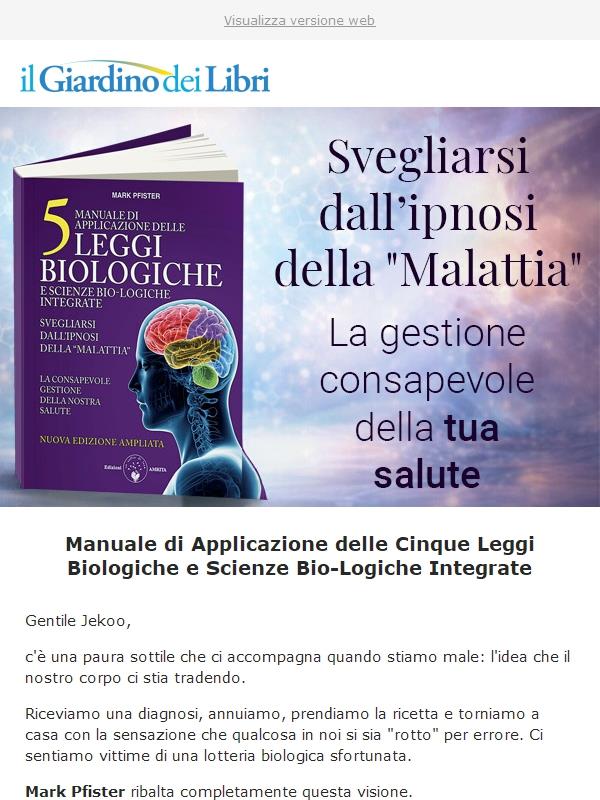 🧬 (Mark Pfister) Finalmente il Manuale definitivo sulle 5 Leggi Biologiche