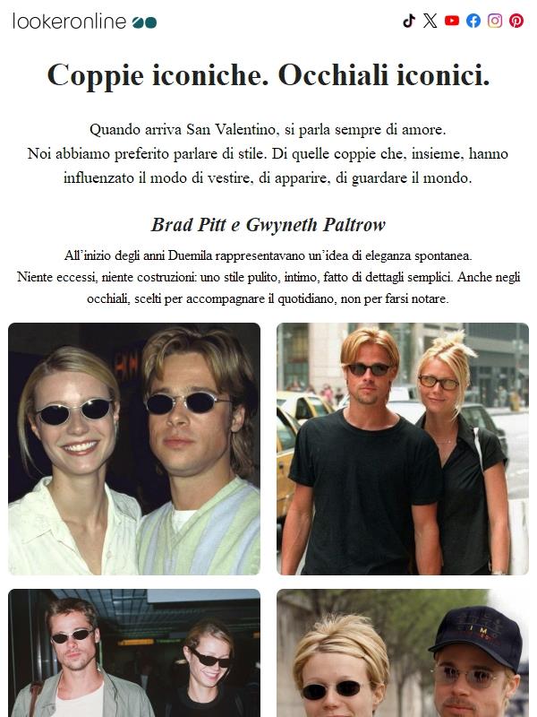 Coppie iconiche. Stile senza tempo.