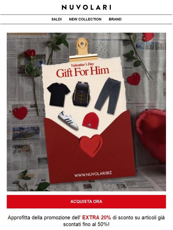 EXTRA 20% su articoli già scontati❤️!