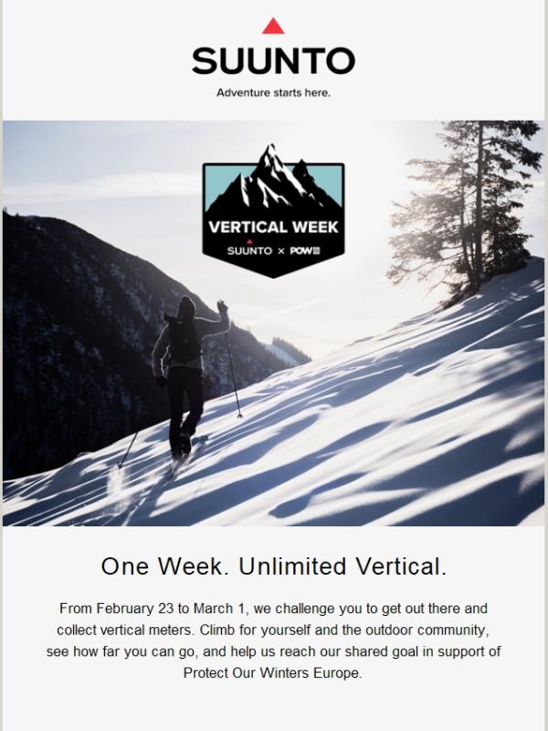 One Week. Unlimited Vertical.