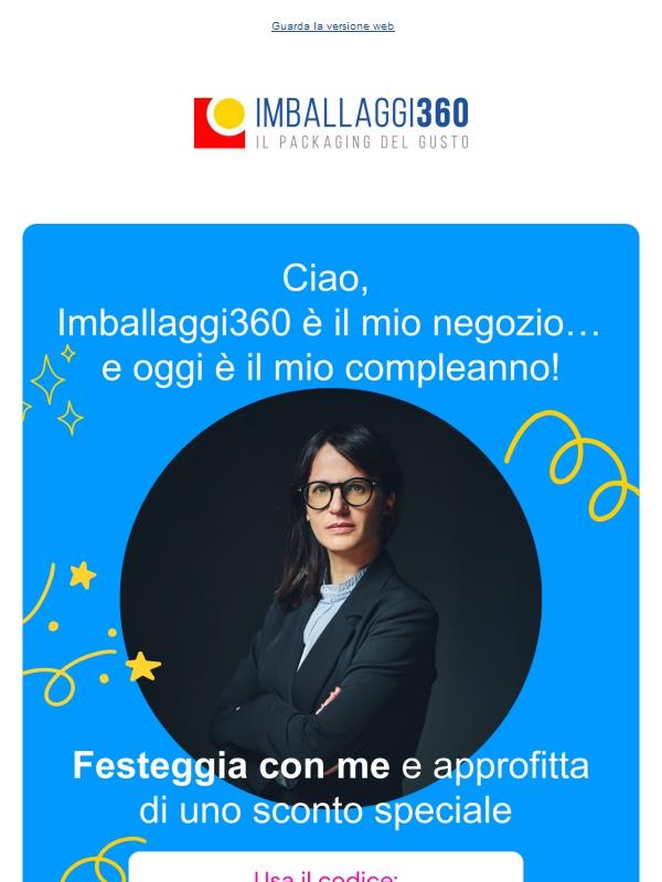 🎉 Ecco un buon motivo per festeggiare insieme!