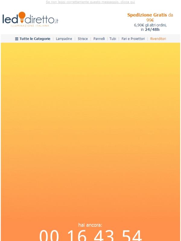 ⏰ ULTIME ORE 🤩 SCONTO 50% a sorpresa su tutti i prodotti