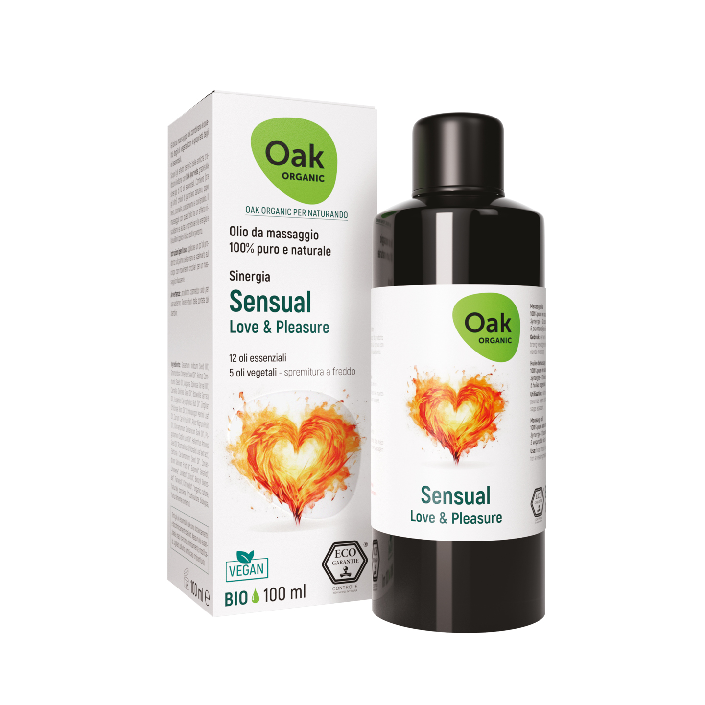 Oak sensual olio massaggi 